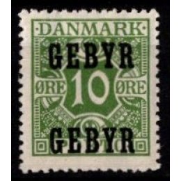 1923 - Danmark - Gebyrmærke - AFA 1 - Frimærke - Postfrisk.